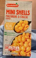 Mini shells macaroni and cheese dinner