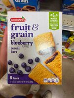 Fruit & Grain Blueberry Flavored Cereal Bars