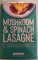 Mushroom & spinach lasagne