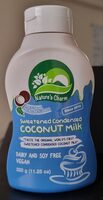 Sweetened condensed coconut milk