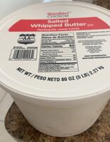 Whipped butter