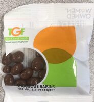 Chocolate raisins