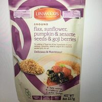 Ground flax, sunflower, pumpkin & sesame seeds & goji berries
