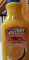 Original pulp free orange juice