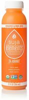 Suja, elements, fruit & vegetable juice, carrot, apple, pineapple, orange, peach & banana