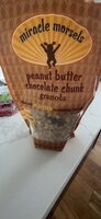 Mirracole morsels, peanut butter chocolate chunk granola