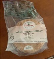 Large whole wheat pita bread