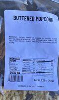 Buttered popcorn