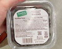 Chocolate covered raisins