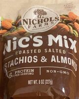 Nic's Mix Roasted Salted Pistachios & Almonds