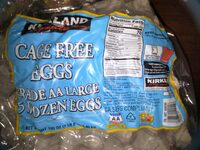 Caged Free Eggs Grade AA Large 5 Dozen Eggs