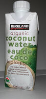 Organic coconut water eau de coco biologique
