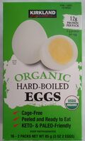 Organic Hard-Boiled Eggs