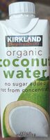 Organic coconut water
