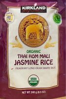 Organic Thai Hom Mali Jasmine Rice