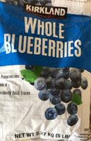 Frozen blueberries