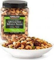 Kirkland Signature Extra Fancy Unsalted Mixed Nuts: 1.13KG Tub