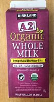 A2 Organic Whole Milk