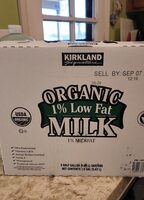Organic low fat milk