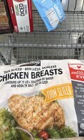 Thin sliced chicken breast