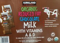Organic Reduced Fat Chocolate Milk