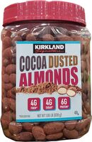 Cocoa dusted almonds