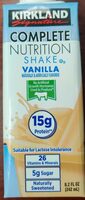 Complete Nutrition Shake, Vanilla