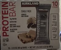 Protein Bar Cookies and Cream