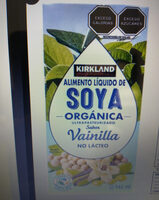 Bebida de soya orgánica sabor vainilla