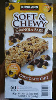 Soft & Chewy Granola Bars, Chocolate Chip