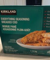 Morue panée assaisonnée plein goût