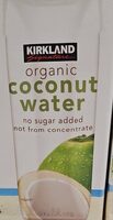 Organic coconut wate