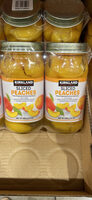 Sliced peaches