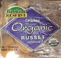 Certified Organic Russet Potatoes
