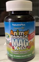NaturesPlus, MagKidz, Animal Parade, Children's Chewable Magnesium, Cherry
