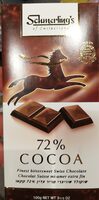 Chocolat Suisse Mi-amer Extra Fin 72% Cacao