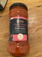 Cherry Tomato & Pancetta Pasta Sauce