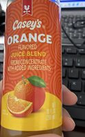 Orange Flavored Juice Blend