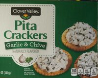 Pita Crakers Garlic and Chive Flavored