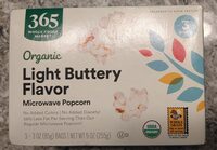 Organic Light Buttery Flavor Microwave Popcorn
