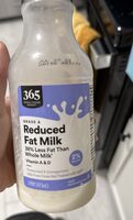Reduced fat milk