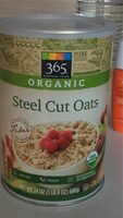 365 everyday value, organic steel cut oats