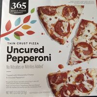 Thin Crust Pepperoni Pizza