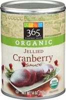 Organic cranberry sauce
