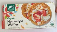 Organic homestyle waffles