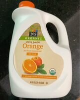 Organic 100% orange juice