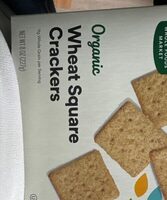 Thin Wheat Squares Baked Crackers