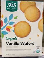 Organic vanilla wafers