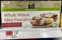 Whole wheat mini pancakes