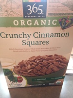 Organic Crunchy Cinnamon Squares